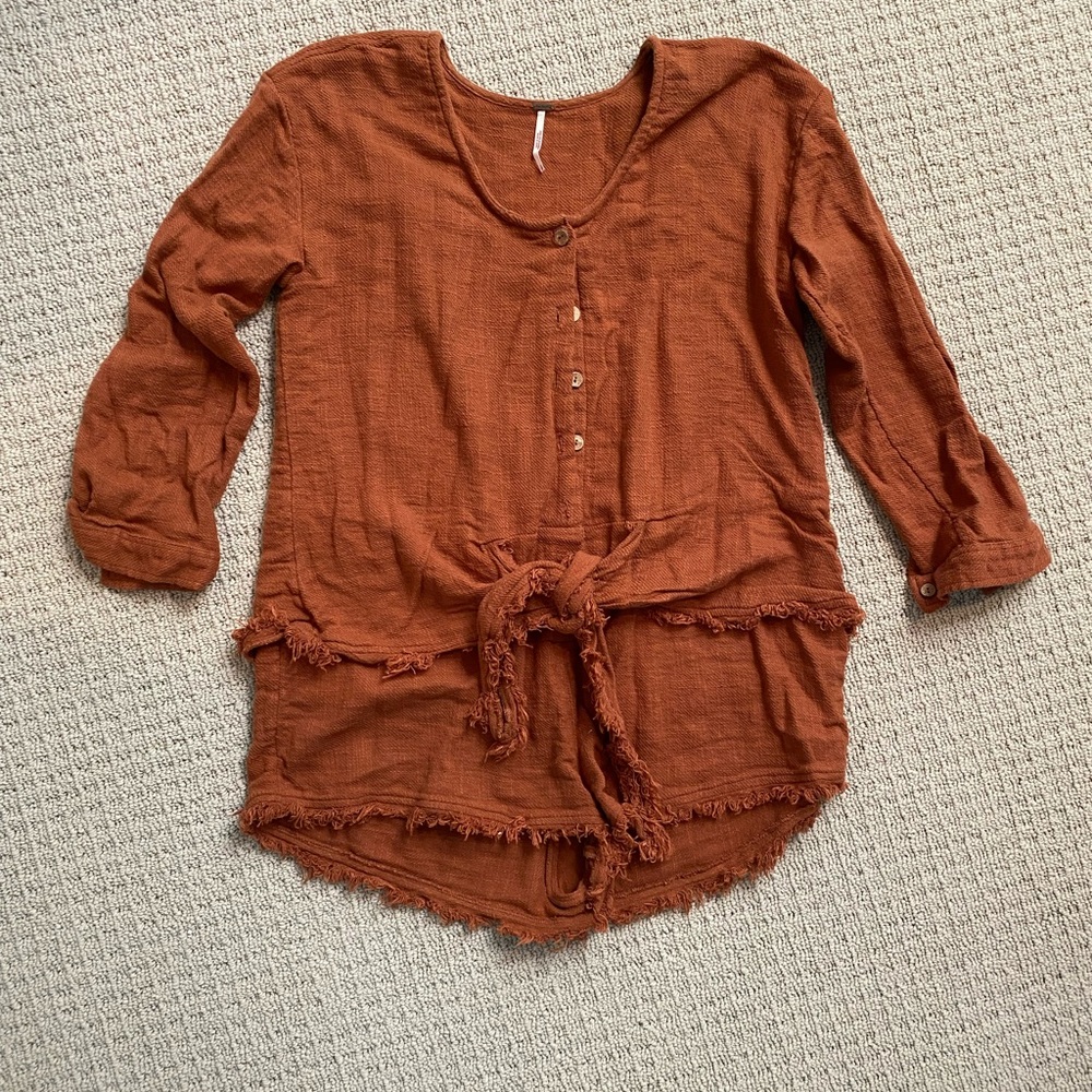 Free people jumper shorts sz small